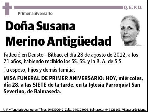 MERINO ANTIGÜEDAD,SUSANA