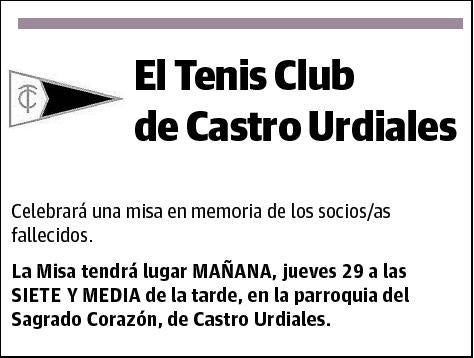 EL TENIS CLUB DE CASTRO URDIALES