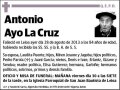 AYO LA CRUZ,ANTONIO