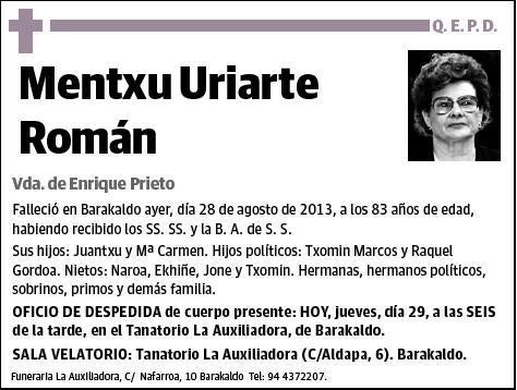 URIARTE ROMAN,MENTXU