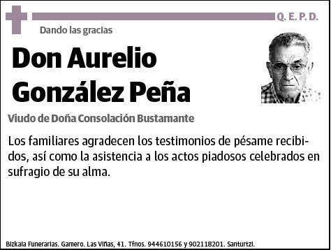 GONZALEZ PEÑA,AURELIO