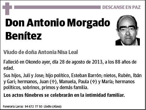 MORGADO BENITEZ,ANTONIO