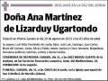 MARTINEZ DE LIZARDUY UGARTONDO,ANA