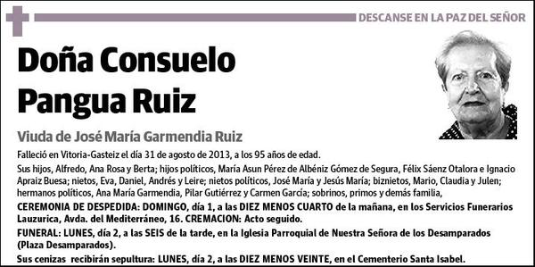 PANGUA RUIZ,CONSUELO