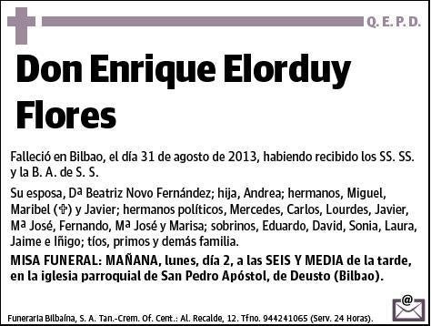 ELORDUY FLORES,ENRIQUE