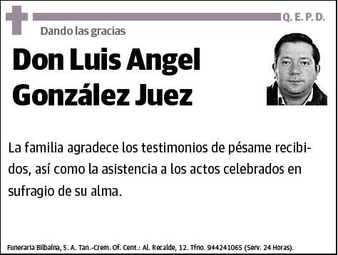 GONZALEZ JUEZ,LUIS ANGEL