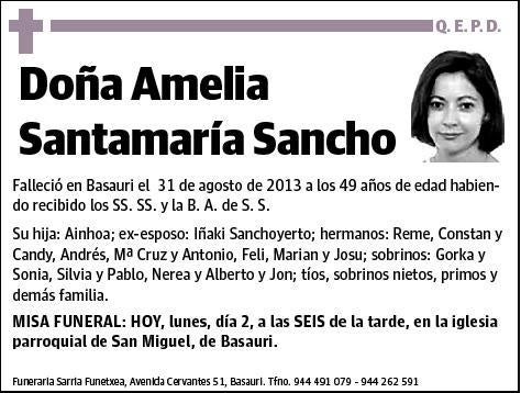 SANTAMARIA SANCHO,AMELIA