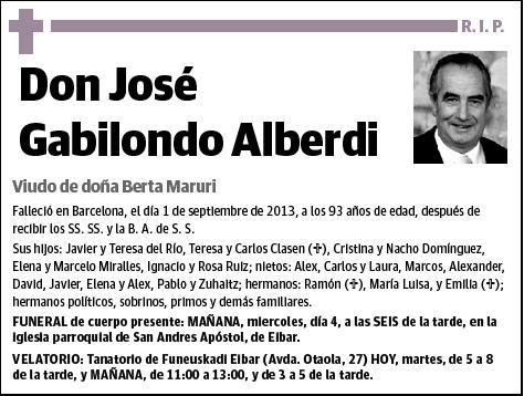 GABILONDO ALBERDI,JOSE