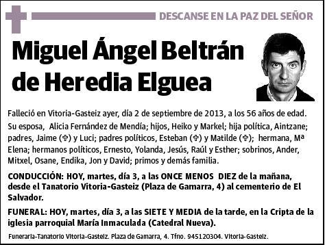 BELTRAN DE HEREDIA ELGUEA,MIGUEL ANGEL