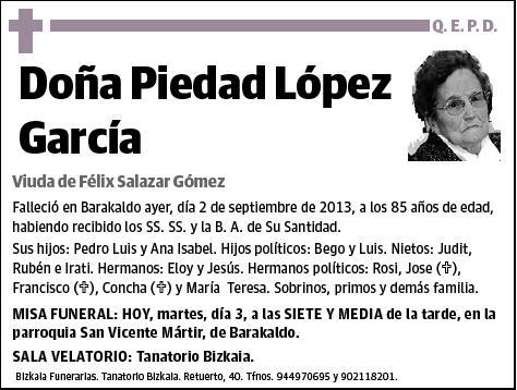 LOPEZ GARCIA,PIEDAD