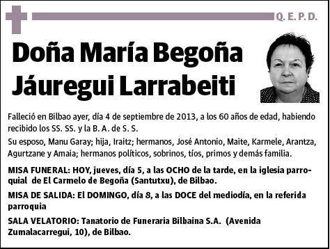 JAUREGUI LARRABEITI,MARIA BEGOÑA