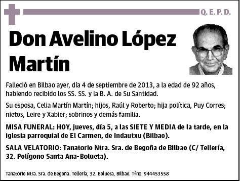 LOPEZ MARTIN,AVELINO