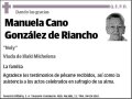 CANO GONZALEZ DE RIANCHO,MANUELA