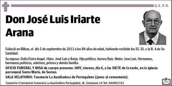 IRIARTE ARANA,JOSE LUIS