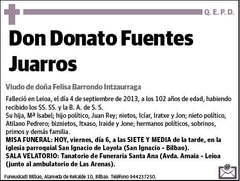 FUENTES JUARROS,DONATO