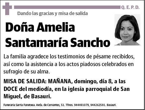 SANTAMARIA SANCHO,AMELIA