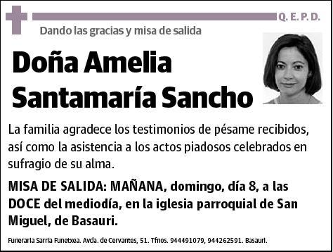 SANTAMARIA SANCHO,AMELIA