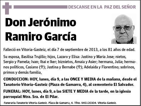 RAMIRO GARCIA,JERONIMO