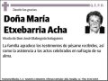 ETXEBARRIA ACHA,MARIA