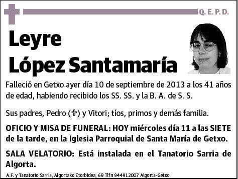 LOPEZ SANTAMARIA,LEYRE