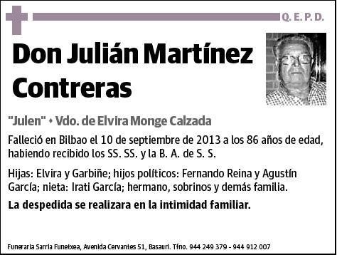 MARTINEZ CONTRERAS,JULIAN