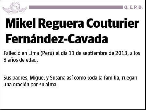 REGUERA COUTURIER FERNANDEZ-CAVADA,MIKEL