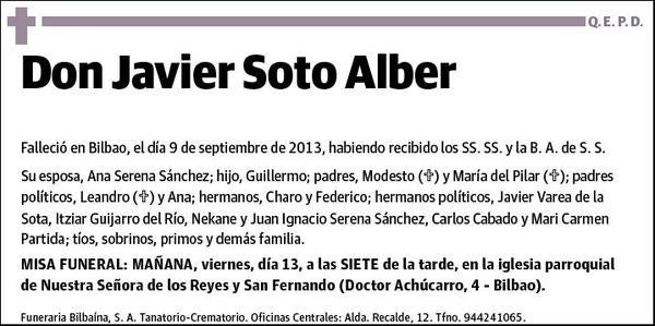 SOTO ALBER,JAVIER