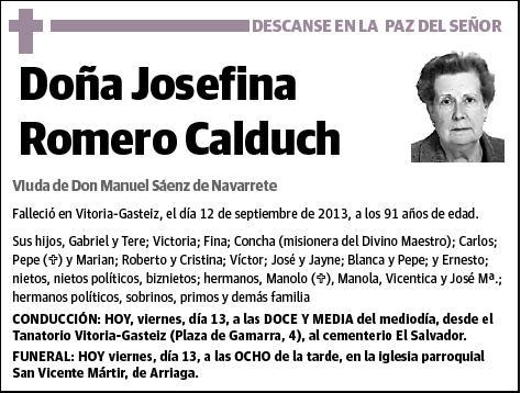 ROMERO CALDUCH,JOSEFINA