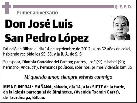 SAN PEDRO LOPEZ,JOSE LUIS