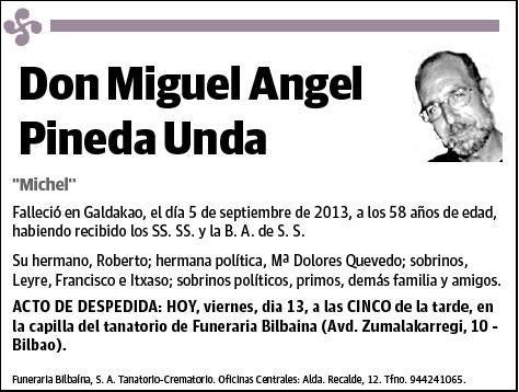 PINEDA UNDA,MIGUEL ANGEL