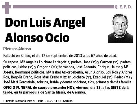 ALONSO OCIO,LUIS ANGEL