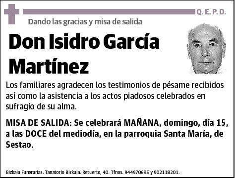 GARCIA MARTINEZ,ISIDRO