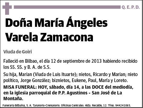 VARELA ZAMACONA,MARIA ANGELES