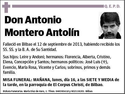 MONTERO ANTOLIN,ANTONIO