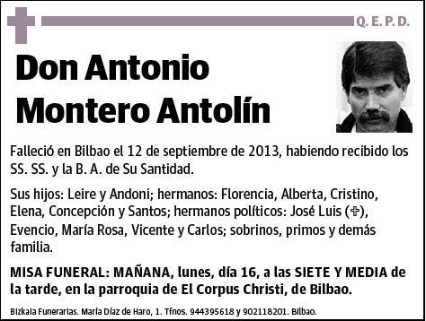 MONTERO ANTOLIN,ANTONIO