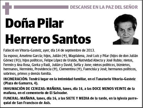 HERRERO SANTOS,PILAR