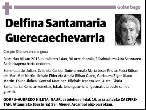 SANTAMARIA GUERECAECHEVARRIA,DELFINA