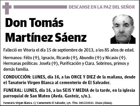 MARTINEZ SAENZ,TOMAS