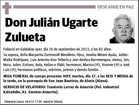 UGARTE ZULUETA,JULIAN