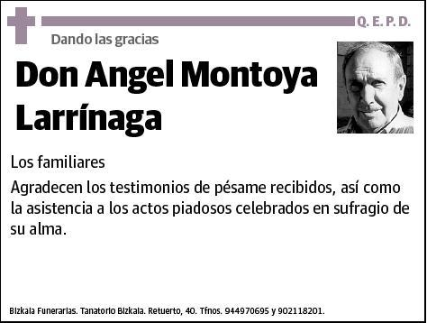 MONTOYA LARRINAGA,ANGEL