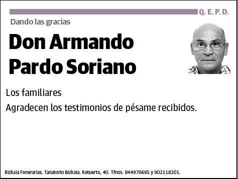 PARDO SORIANO,ARMANDO