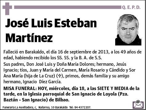 ESTEBAN MARTINEZ,JOSE LUIS