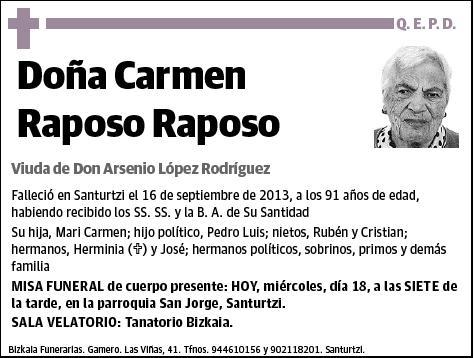 RAPOSO RAPOSO,CARMEN