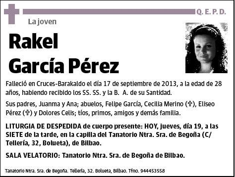 GARCIA PEREZ,RAKEL