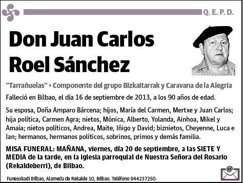 ROEL SANCHEZ,JUAN CARLOS