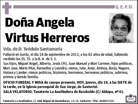 VIRTUS HERREROS,ANGELA