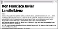 LANDIN SAENZ,FRANCISCO JAVIER