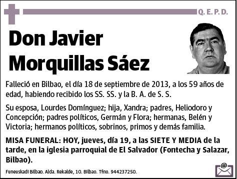 MORQUILLAS SAEZ,JAVIER