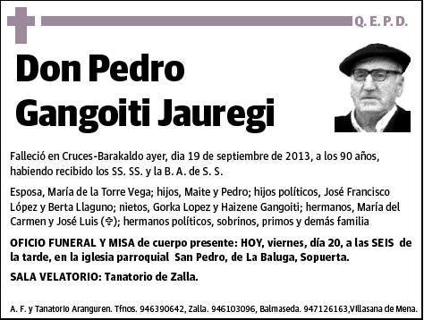 GANGOITI JAUREGI,PEDRO