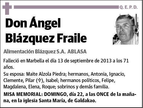 BLAZQUEZ FRAILE,ANGEL